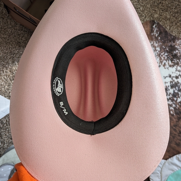 Pink Cowgirl Hat Western Hat Small/Medium - Picture 6 of 6